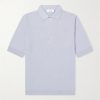 Ribbed Linen and Cotton-Blend Polo Shirt