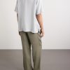 Convertible-Collar Linen Shirt - BK Convertible-Collar Linen Shirt - BK