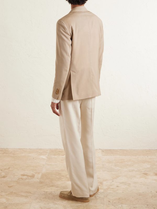 Embellished Virgin Wool Suit Jacket - BK Embellished Virgin Wool Suit Jacket - BK