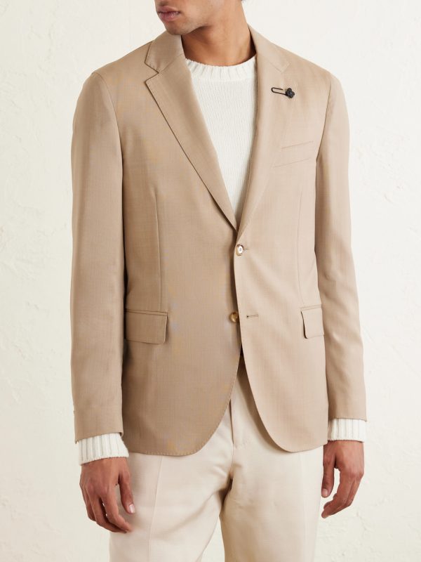 Embellished Virgin Wool Suit Jacket - FR Embellished Virgin Wool Suit Jacket - FR