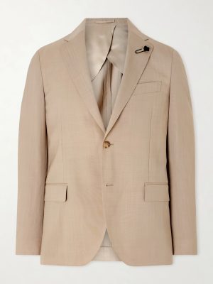 Embellished Virgin Wool Suit Jacket