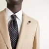 Houndstooth Wool and Cotton-Blend Blazer - E2 Houndstooth Wool and Cotton-Blend Blazer - E2