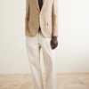 Houndstooth Wool and Cotton-Blend Blazer - OU Houndstooth Wool and Cotton-Blend Blazer - OU