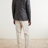 Straight-Leg Woven Trousers - BK Straight-Leg Woven Trousers - BK