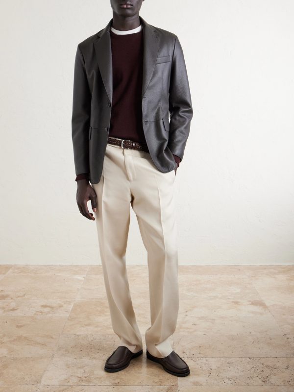 Straight-Leg Woven Trousers - OU Straight-Leg Woven Trousers - OU