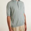 Ribbed Linen and Cotton-Blend Polo Shirt - FR