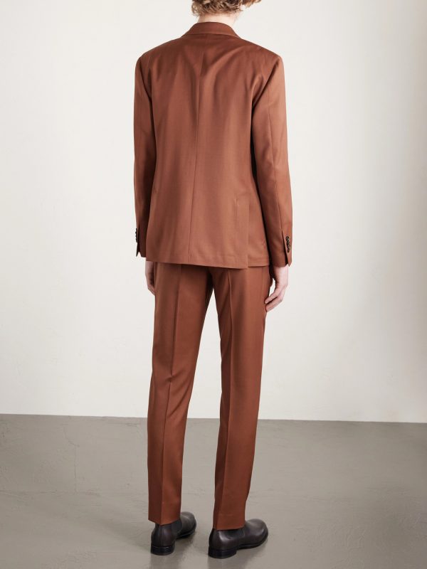 Slim-Fit Pleated Virgin Wool-Twill Suit Trousers - BK