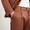 Slim-Fit Pleated Virgin Wool-Twill Suit Trousers - E1