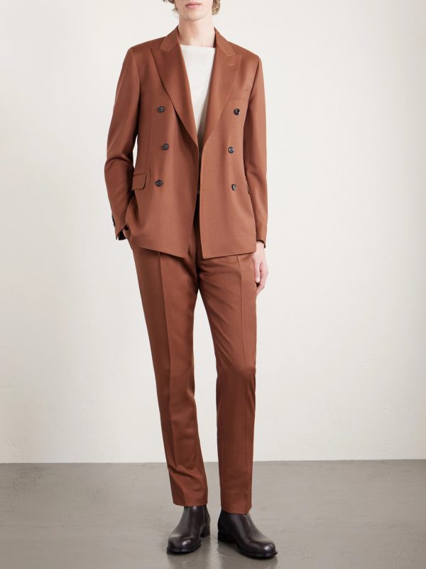 Slim-Fit Pleated Virgin Wool-Twill Suit Trousers - OU