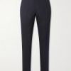 Slim-Fit Wool-Blend Tuxedo Trousers Slim-Fit Wool-Blend Tuxedo Trousers