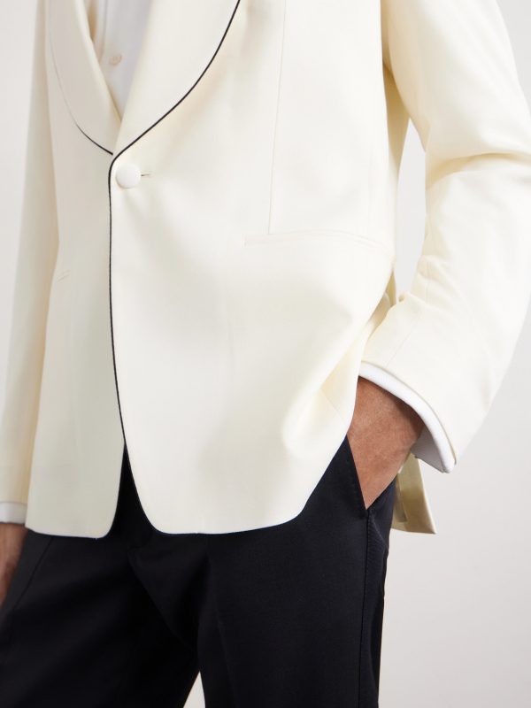 Soirée Virgin Wool-Blend Tuxedo Jacket - E2 Soirée Virgin Wool-Blend Tuxedo Jacket - E2