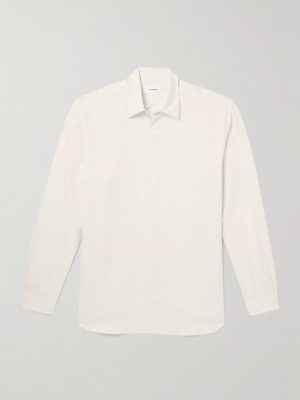 Cotton and Silk-Blend Shirt Cotton and Silk-Blend Shirt