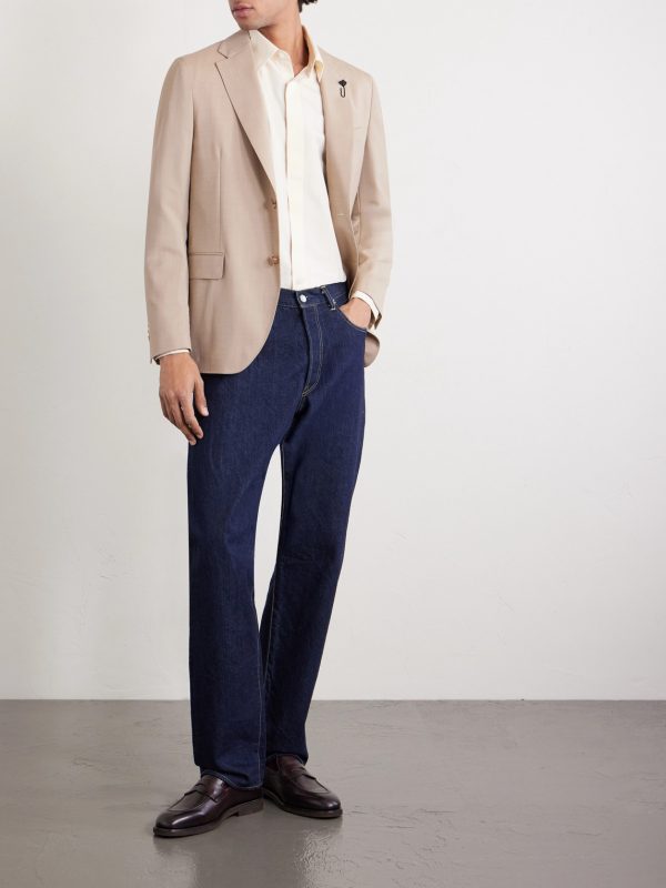 Cotton and Silk-Blend Shirt - OU