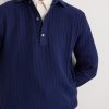 Ribbed Cotton Polo Shirt - CU Ribbed Cotton Polo Shirt - CU