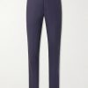 Slim-Fit Straight-Leg Virgin Wool-Blend Trousers Slim-Fit Straight-Leg Virgin Wool-Blend Trousers