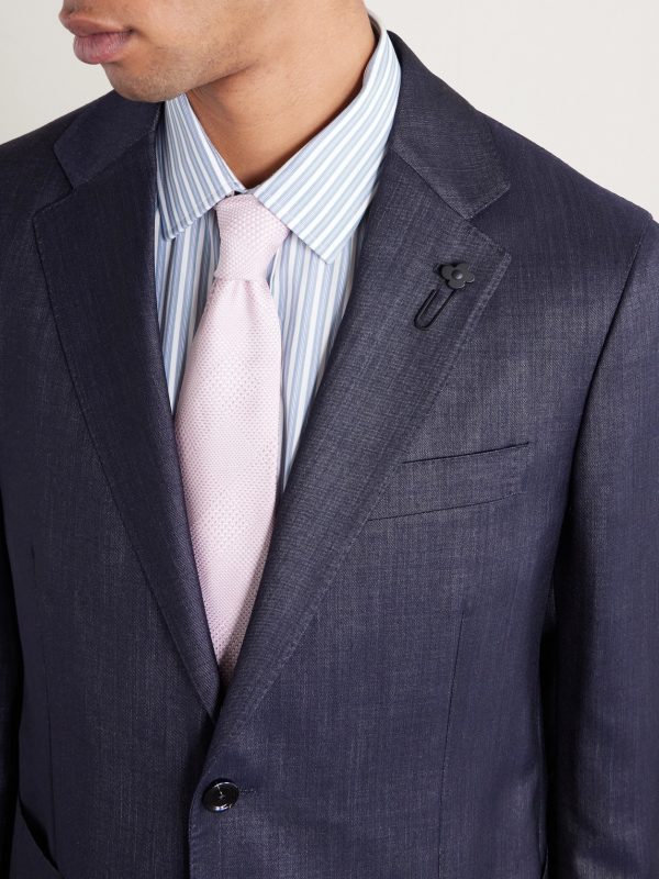 Wool-Blend Twill Suit Jacket - E2