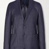 Wool-Blend Twill Suit Jacket