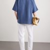 Tapered Linen Drawstring Trousers - BK Tapered Linen Drawstring Trousers - BK
