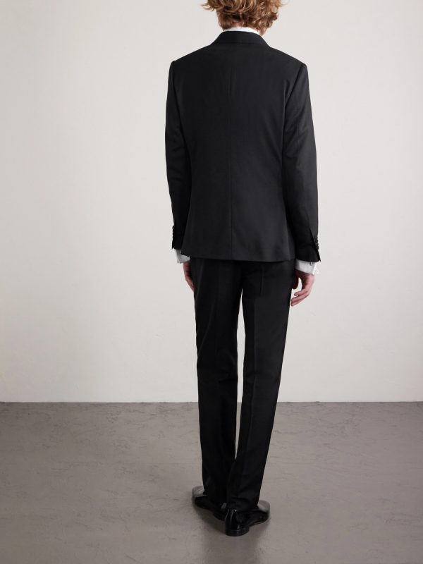 Soirée Virgin Wool-Blend Tuxedo Jacket - BK Soirée Virgin Wool-Blend Tuxedo Jacket - BK