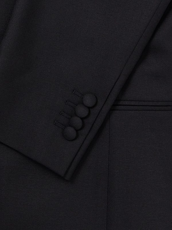 Soirée Virgin Wool-Blend Tuxedo Jacket - E1 Soirée Virgin Wool-Blend Tuxedo Jacket - E1