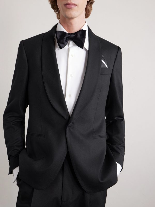 Soirée Virgin Wool-Blend Tuxedo Jacket - E2 Soirée Virgin Wool-Blend Tuxedo Jacket - E2