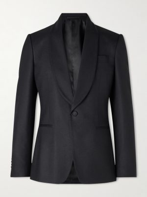 Soirée Virgin Wool-Blend Tuxedo Jacket Soirée Virgin Wool-Blend Tuxedo Jacket