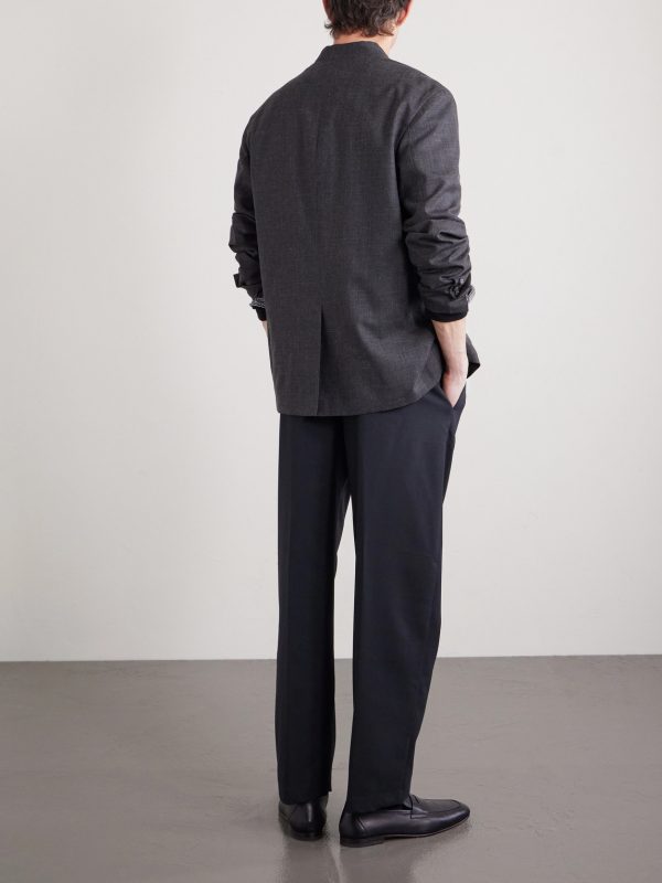 Pavice Straight-Leg Cotton Trousers - BK Pavice Straight-Leg Cotton Trousers - BK