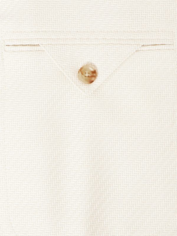 Roma Embellished Herringbone Wool and Cotton-Blend Suit Jacket - E1