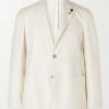 Roma Embellished Herringbone Wool and Cotton-Blend Suit Jacket