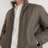 Shearling-Trimmed Storm System® Wool and Silk-Blend Down Jacket - CU Shearling-Trimmed Storm System® Wool and Silk-Blend Down Jacket - CU