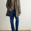 Shearling-Trimmed Virgin Wool and Silk-Blend Hooded Down Jacket - OU Shearling-Trimmed Virgin Wool and Silk-Blend Hooded Down Jacket - OU