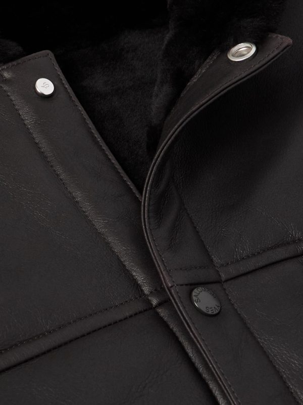 Shearling Hooded Jacket - CU Shearling Hooded Jacket - CU