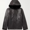 Shearling Hooded Jacket Shearling Hooded Jacket