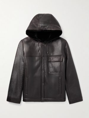 Shearling Hooded Jacket