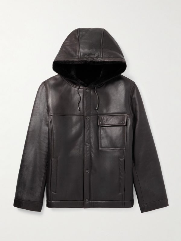 Shearling Hooded Jacket Shearling Hooded Jacket