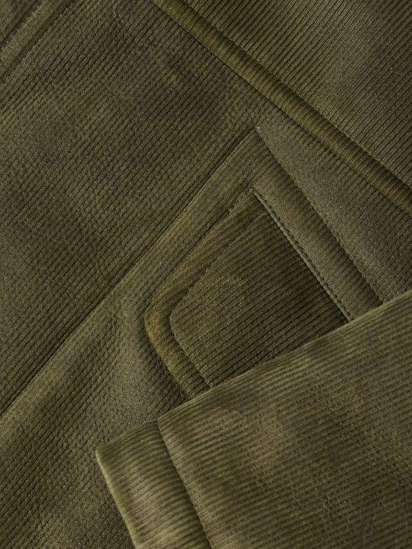 Ribbed Shearling Hooded Parka - E1 Ribbed Shearling Hooded Parka - E1