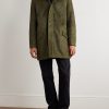 Ribbed Shearling Hooded Parka - OU Ribbed Shearling Hooded Parka - OU