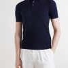 Rafael Ribbed Cotton Polo Shirt - FR Rafael Ribbed Cotton Polo Shirt - FR