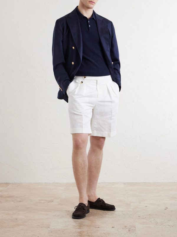 Rafael Ribbed Cotton Polo Shirt - OU Rafael Ribbed Cotton Polo Shirt - OU