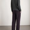 Cotton Zip-Up Sweater - BK