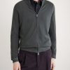 Cotton Zip-Up Sweater - FR