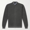Cotton Zip-Up Sweater