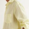 Phil Cutaway-Collar Linen Shirt - CU