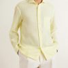 Phil Cutaway-Collar Linen Shirt - FR
