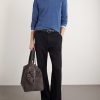 Cotton-Piqué Half-Zip Sweater - OU