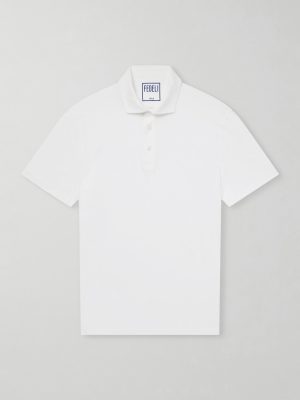Cotton-Blend Jersey Polo Shirt Cotton-Blend Jersey Polo Shirt