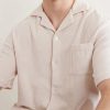 Camp-Collar Cotton-Terry Shirt - CU