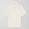 Camp-Collar Cotton-Terry Shirt