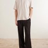 Camp-Collar Cotton-Terry Shirt - OU