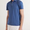 Cotton-Blend Jersey Polo Shirt - FR